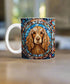 Cocker Spaniel Chocolate Suncatcher Artwork Ceramic Mug